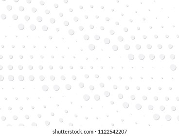 Abstract halftone dotted background. Futuristic grunge pattern, dot, circles, shadow.  Gray modern optical pop art texture for posters, sites, business cards, cover, labels mock-up, vintage stickers