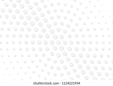 Abstract halftone dotted background. Futuristic grunge pattern, dot, circles, shadow.  Gray modern optical pop art texture for posters, sites, business cards, cover, labels mock-up, vintage stickers