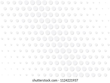 Abstract halftone dotted background. Futuristic grunge pattern, dot, circles, shadow.  Gray modern optical pop art texture for posters, sites, business cards, cover, labels mock-up, vintage stickers