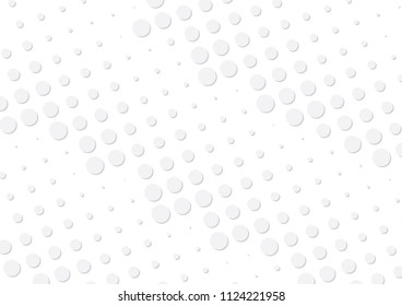 Abstract halftone dotted background. Futuristic grunge pattern, dot, circles, shadow.  Gray modern optical pop art texture for posters, sites, business cards, cover, labels mock-up, vintage stickers