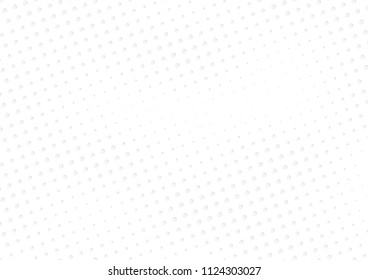 Abstract halftone dotted background. Futuristic grunge pattern, dot, circles, shadow.  Gray modern optical pop art texture for posters, sites, business cards, cover, labels mock-up, vintage stickers