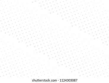 Abstract halftone dotted background. Futuristic grunge pattern, dot, circles, shadow.  Gray modern optical pop art texture for posters, sites, business cards, cover, labels mock-up, vintage stickers