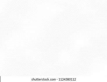 Abstract halftone dotted background. Futuristic grunge pattern, dot, circles, shadow.  Gray modern optical pop art texture for posters, sites, business cards, cover, labels mock-up, vintage stickers