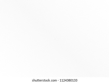 Abstract halftone dotted background. Futuristic grunge pattern, dot, circles, shadow.  Gray modern optical pop art texture for posters, sites, business cards, cover, labels mock-up, vintage stickers