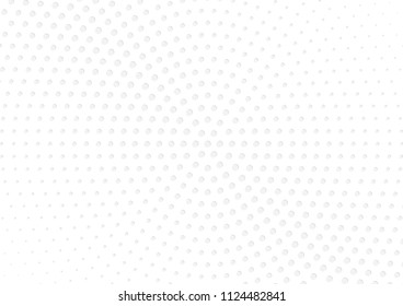 Abstract halftone dotted background. Futuristic grunge pattern, dot, circles, shadow.  Gray modern optical pop art texture for posters, sites, business cards, cover, labels mock-up, vintage stickers