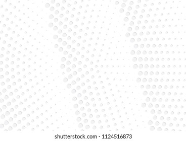 Abstract halftone dotted background. Futuristic grunge pattern, dot, circles, shadow.  Gray modern optical pop art texture for posters, sites, business cards, cover, labels mock-up, vintage stickers