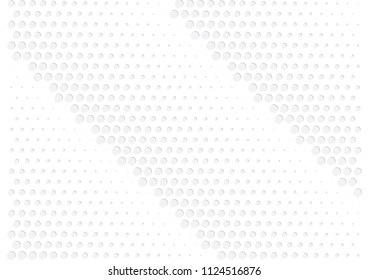 Abstract halftone dotted background. Futuristic grunge pattern, dot, circles, shadow.  Gray modern optical pop art texture for posters, sites, business cards, cover, labels mock-up, vintage stickers