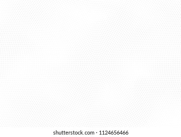 Abstract halftone dotted background. Futuristic grunge pattern, dot, circles, shadow.  Gray modern optical pop art texture for posters, sites, business cards, cover, labels mock-up, vintage stickers