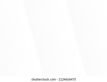 Abstract halftone dotted background. Futuristic grunge pattern, dot, circles, shadow.  Gray modern optical pop art texture for posters, sites, business cards, cover, labels mock-up, vintage stickers