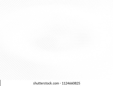 Abstract halftone dotted background. Futuristic grunge pattern, star, circles, shadow.  Gray modern optical pop art texture for posters, sites, business cards, cover, labels mock-up, vintage stickers