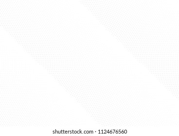 Abstract halftone dotted background. Futuristic grunge pattern, dot, circles, shadow.  Gray modern optical pop art texture for posters, sites, business cards, cover, labels mock-up, vintage stickers