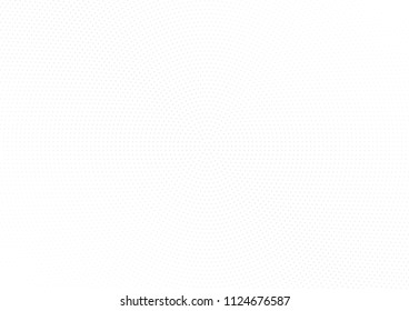 Abstract halftone dotted background. Futuristic grunge pattern, dot, circles, shadow.  Gray modern optical pop art texture for posters, sites, business cards, cover, labels mock-up, vintage stickers