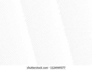 Abstract halftone dotted background. Futuristic grunge pattern, dot, circles, shadow.  Gray modern optical pop art texture for posters, sites, business cards, cover, labels mock-up, vintage stickers