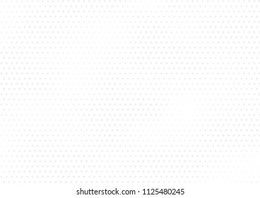 Abstract halftone dotted background. Futuristic grunge pattern, dot, circles, shadow.  Gray modern optical pop art texture for posters, sites, business cards, cover, labels mock-up, vintage stickers
