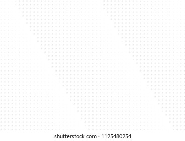 Abstract halftone dotted background. Futuristic grunge pattern, dot, circles, shadow.  Gray modern optical pop art texture for posters, sites, business cards, cover, labels mock-up, vintage stickers