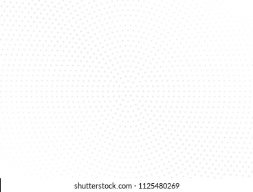 Abstract halftone dotted background. Futuristic grunge pattern, dot, circles, shadow.  Gray modern optical pop art texture for posters, sites, business cards, cover, labels mock-up, vintage stickers