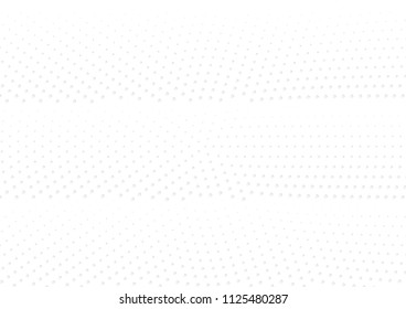 Abstract halftone dotted background. Futuristic grunge pattern, dot, circles, shadow.  Gray modern optical pop art texture for posters, sites, business cards, cover, labels mock-up, vintage stickers