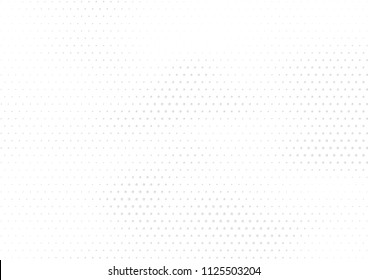 Abstract halftone dotted background. Futuristic grunge pattern, square, rectangle, shadow.  Gray modern optical pop art texture for posters, site, business card, cover, labels mock-up, vintage sticker