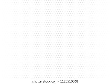 Abstract halftone dotted background. Futuristic grunge pattern, star, circles, shadow.  Gray modern optical pop art texture for posters, sites, business cards, cover, labels mock-up, vintage stickers