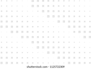Abstract halftone dotted background. Futuristic grunge pattern, star, circles, shadow.  Gray modern optical pop art texture for posters, sites, business cards, cover, labels mock-up, vintage stickers