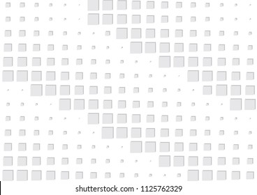 Abstract halftone dotted background. Futuristic grunge pattern, star, circles, shadow.  Gray modern optical pop art texture for posters, sites, business cards, cover, labels mock-up, vintage stickers