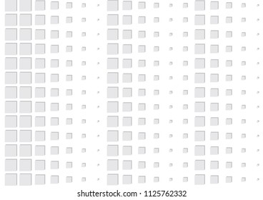 Abstract halftone dotted background. Futuristic grunge pattern, star, circles, shadow.  Gray modern optical pop art texture for posters, sites, business cards, cover, labels mock-up, vintage stickers