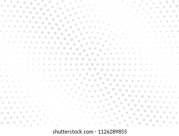 Abstract halftone dotted background. Futuristic grunge pattern, star, circles, shadow.  Gray modern optical pop art texture for posters, sites, business cards, cover, labels mock-up, vintage stickers