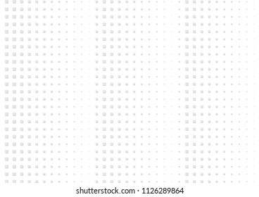 Abstract halftone dotted background. Futuristic grunge pattern, star, circles, shadow.  Gray modern optical pop art texture for posters, sites, business cards, cover, labels mock-up, vintage stickers
