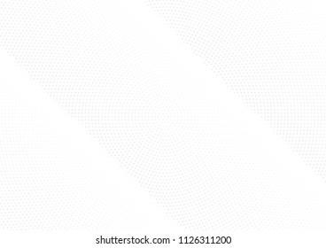 Abstract halftone dotted background. Futuristic grunge pattern, dot, circles, shadow.  Gray modern optical pop art texture for posters, sites, business cards, cover, labels mock-up, vintage stickers
