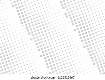 Abstract halftone dotted background. Futuristic grunge pattern, star, circles, shadow.  Gray modern optical pop art texture for posters, sites, business cards, cover, labels mock-up, vintage stickers