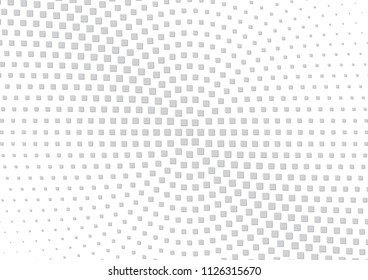 Abstract halftone dotted background. Futuristic grunge pattern, star, circles, shadow.  Gray modern optical pop art texture for posters, sites, business cards, cover, labels mock-up, vintage stickers