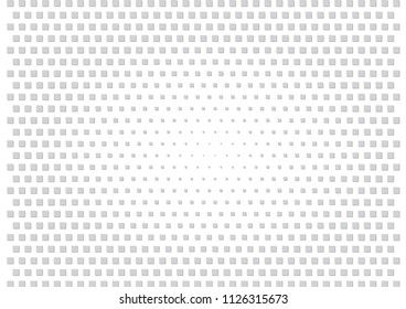 Abstract halftone dotted background. Futuristic grunge pattern, star, circles, shadow.  Gray modern optical pop art texture for posters, sites, business cards, cover, labels mock-up, vintage stickers