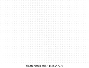 Abstract halftone dotted background. Futuristic grunge pattern, dot, circles, shadow.  Gray modern optical pop art texture for posters, sites, business cards, cover, labels mock-up, vintage stickers