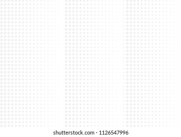 Abstract halftone dotted background. Futuristic grunge pattern, dot, circles, shadow.  Gray modern optical pop art texture for posters, sites, business cards, cover, labels mock-up, vintage stickers