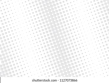 Abstract halftone dotted background. Futuristic grunge pattern, star, circles, shadow.  Gray modern optical pop art texture for posters, sites, business cards, cover, labels mock-up, vintage stickers