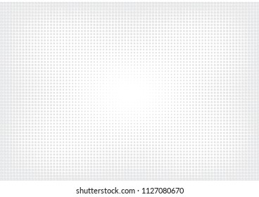 Abstract halftone dotted background. Futuristic grunge pattern, star, circles, shadow.  Gray modern optical pop art texture for posters, sites, business cards, cover, labels mock-up, vintage stickers