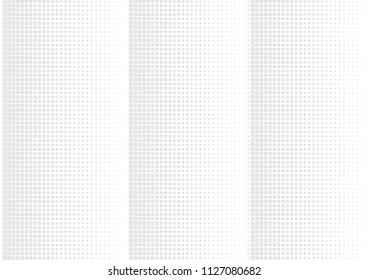 Abstract halftone dotted background. Futuristic grunge pattern, star, circles, shadow.  Gray modern optical pop art texture for posters, sites, business cards, cover, labels mock-up, vintage stickers