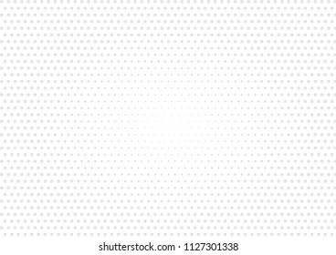 Abstract halftone dotted background. Futuristic grunge pattern, star, circles, shadow.  Gray modern optical pop art texture for posters, sites, business cards, cover, labels mock-up, vintage stickers