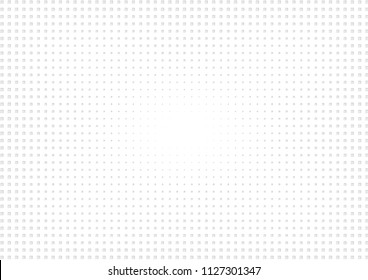 Abstract halftone dotted background. Futuristic grunge pattern, star, circles, shadow.  Gray modern optical pop art texture for posters, sites, business cards, cover, labels mock-up, vintage stickers
