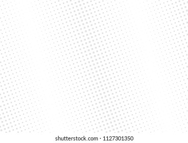 Abstract halftone dotted background. Futuristic grunge pattern, star, circles, shadow.  Gray modern optical pop art texture for posters, sites, business cards, cover, labels mock-up, vintage stickers