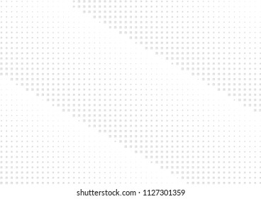 Abstract halftone dotted background. Futuristic grunge pattern, star, circles, shadow.  Gray modern optical pop art texture for posters, sites, business cards, cover, labels mock-up, vintage stickers