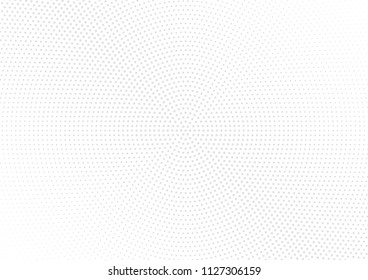 Abstract halftone dotted background. Futuristic grunge pattern, square, rectangle, shadow.  Gray modern optical pop art texture for posters, site, business card, cover, labels mock-up, vintage sticker