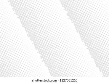 Abstract halftone dotted background. Futuristic grunge pattern, star, circles, shadow.  Gray modern optical pop art texture for posters, sites, business cards, cover, labels mock-up, vintage stickers