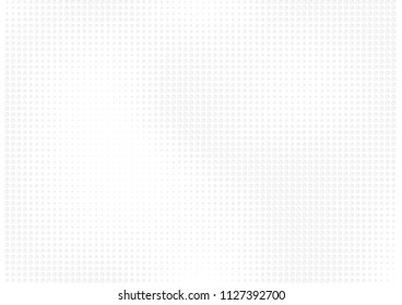 Abstract halftone dotted background. Futuristic grunge pattern, dot, circles, shadow.  Gray modern optical pop art texture for posters, sites, business cards, cover, labels mock-up, vintage stickers