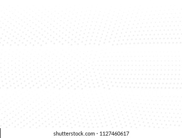 Abstract halftone dotted background. Futuristic grunge pattern, dot, circles, shadow.  Gray modern optical pop art texture for posters, sites, business cards, cover, labels mock-up, vintage stickers