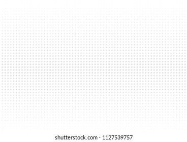 Abstract halftone dotted background. Futuristic grunge pattern, dot, circles, shadow.  Gray modern optical pop art texture for posters, sites, business cards, cover, labels mock-up, vintage stickers