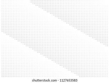 Abstract halftone dotted background. Futuristic grunge pattern, star, circles, shadow.  Gray modern optical pop art texture for posters, sites, business cards, cover, labels mock-up, vintage stickers