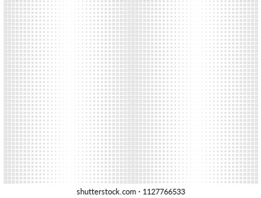 Abstract halftone dotted background. Futuristic grunge pattern, star, circles, shadow.  Gray modern optical pop art texture for posters, sites, business cards, cover, labels mock-up, vintage stickers