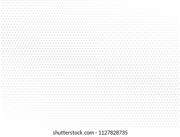 Abstract halftone dotted background. Futuristic grunge pattern, dot, circles, shadow.  Gray modern optical pop art texture for posters, sites, business cards, cover, labels mock-up, vintage stickers