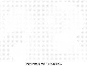 Abstract halftone dotted background. Futuristic grunge pattern, dot, circles, shadow.  Gray modern optical pop art texture for posters, sites, business cards, cover, labels mock-up, vintage stickers